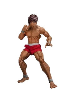 OCTOBER Anime Hanma Yujiro Action Figure 17CM Figure Statue Model, Joints Movable Cartoon Manga Figure Handmade Collectible Desktop Decoration Xmas Birthday Gifts  - Image 1