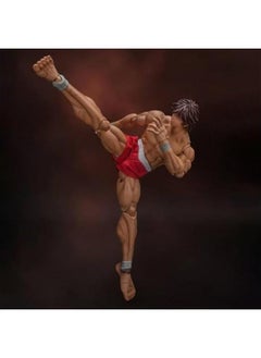 OCTOBER Anime Hanma Yujiro Action Figure 17CM Figure Statue Model, Joints Movable Cartoon Manga Figure Handmade Collectible Desktop Decoration Xmas Birthday Gifts  - Image 4