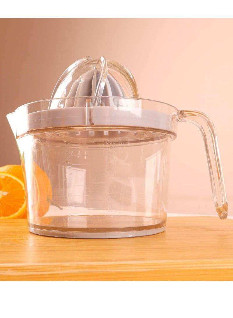 فينيكس عصارة برتقال أكريليك يدوية وعصارة برتقال وإبريق 2 في 1-1 قطعة رمادي - Image 4