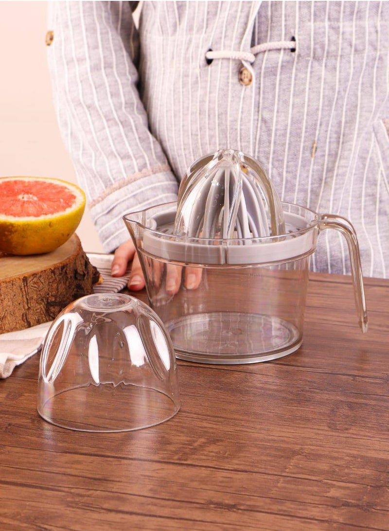 فينيكس عصارة برتقال أكريليك يدوية وعصارة برتقال وإبريق 2 في 1-1 قطعة رمادي - Image 5