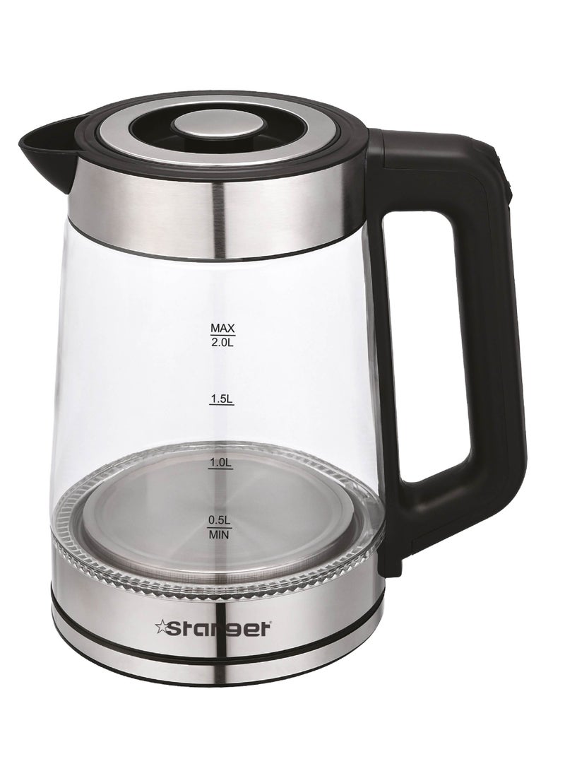 Starget Glory Pyrex Glass Electric Kettle 2L - Image 1
