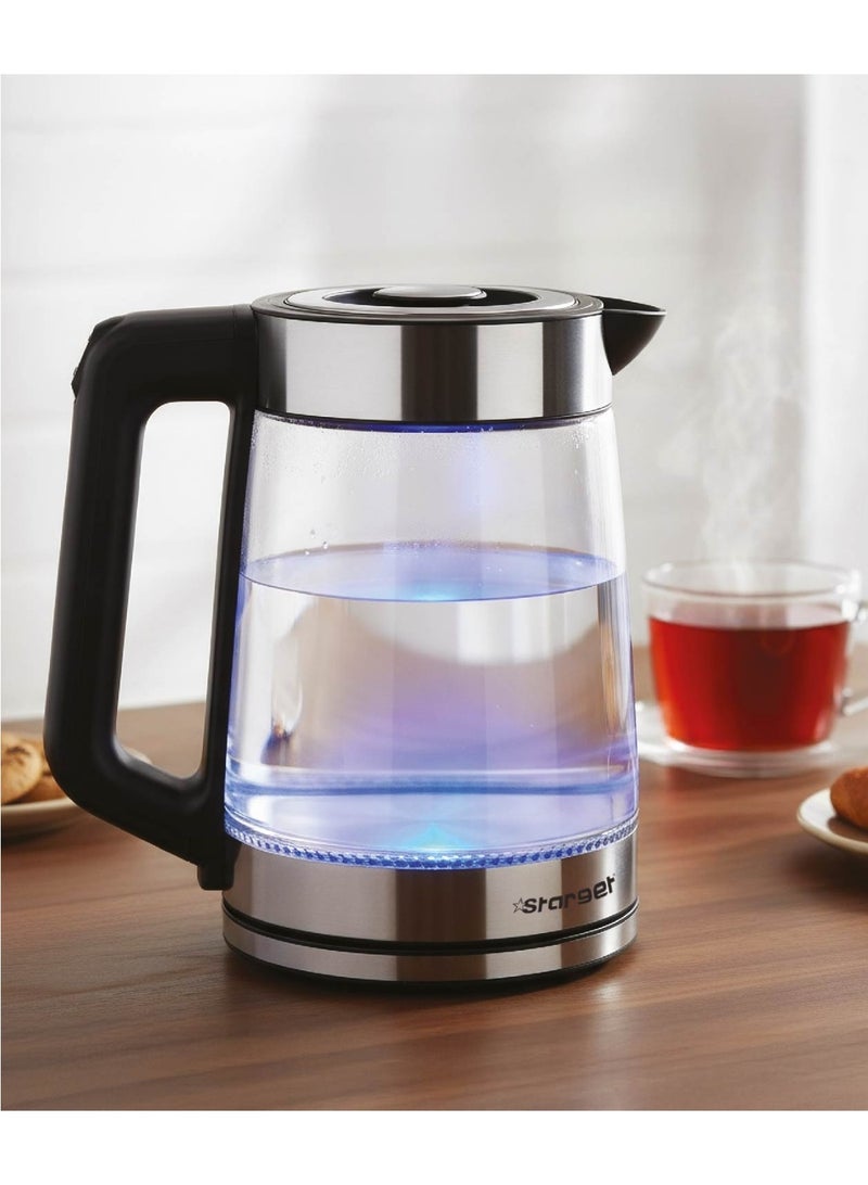 Starget Glory Pyrex Glass Electric Kettle 2L - Image 2