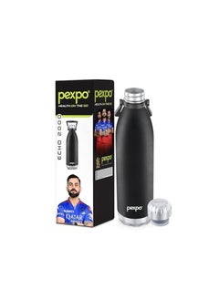 Pexpo Echo Pro ISI Certified |2000ml Knight Black Water Bottle for Office| Vacuum Insulated Flask with Handle|24 Hrs Hot & Cold - pzsku/Z4DC19FF8F4F5C738D477Z/45/_/1732609316/ae8a300e-080c-4e19-921f-d8ff13cb1f29