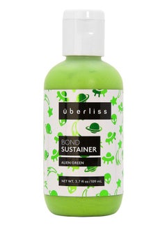 UBERLISS Bond Sustainer Color (Neon Alien Green) 3.7Oz - Semi Permanent Direct Dye - Color Depositing Mask - Rebuild Broken Bonds - For Healthy Hair 