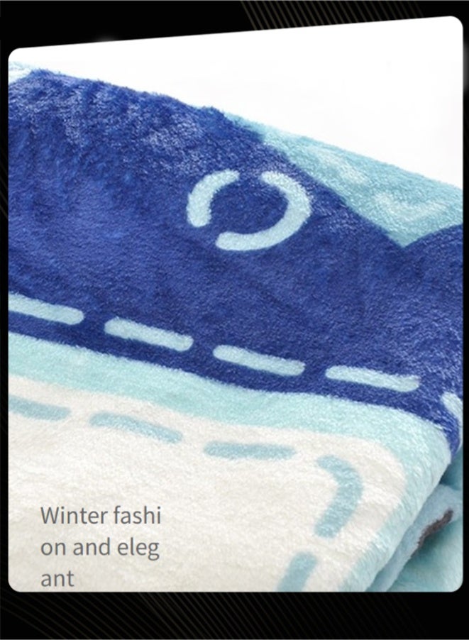 Baby Milestone Blanket, Round Sailboat Photography Backdrop, Soft Flannel Growth Tracker Mat for Newborn - Image 2