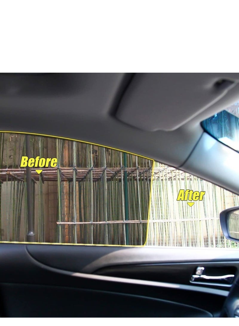 SYOSI Sun Visor Sunshade Extender for Car Side Window Windshield Sun Shade Anti-Glare Car Sun Visor Protects from Sun Glare, Snow Blindness, UV Rays, Universal for Cars, SUVs Trucks 4 Pack  - Image 5