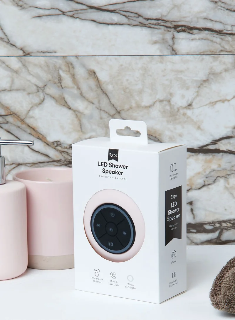 Typo LED Shower Speaker