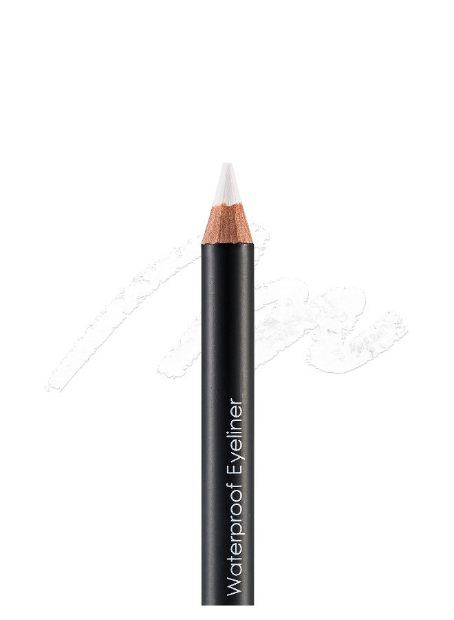 flormar Waterproof Eyeliner – 113 Pure White – Waterproof Pencil Eyeliner, Precise Tip, Long-Wear Smooth Application White - Image 2