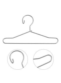 EXCEART 20 Pcs Doll Clothes Hanger Metal Doll Outfit Hanger Wardrobe Doll Clothes Accessories For Doll Clothes Gown Dress Outfit 65Mm Silver  - Image 3