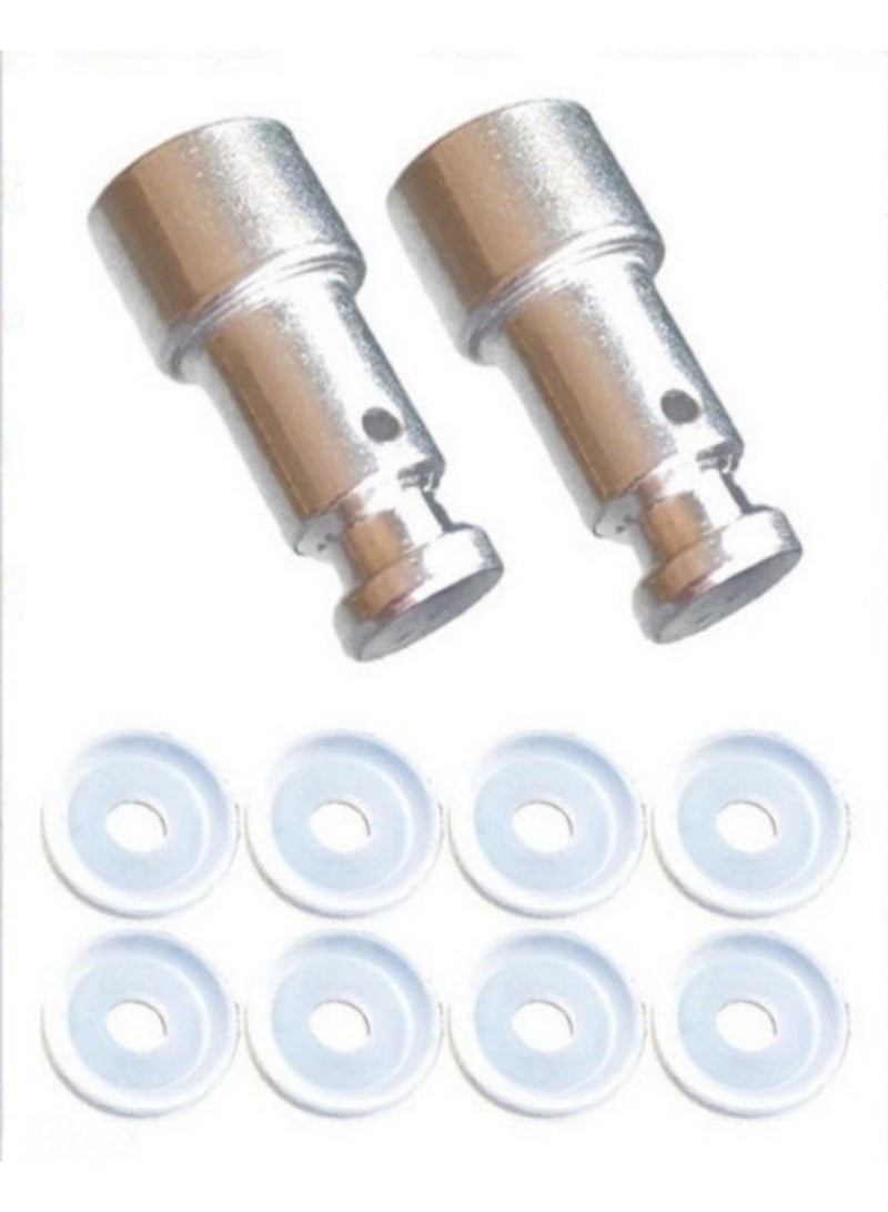 2 Pieces Universal Replacement Floater Valve with 8 Silicone Gaskets Electric Pressure Cooker Parts Pressure Pot Replacement Accessories - Image 1