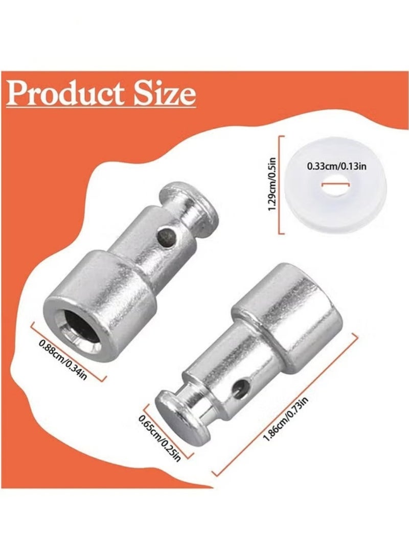 2 Pieces Universal Replacement Floater Valve with 8 Silicone Gaskets Electric Pressure Cooker Parts Pressure Pot Replacement Accessories - Image 3