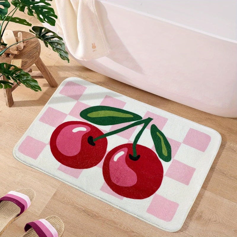 Tnessential Pink Checkered 2 Rug - Image 1
