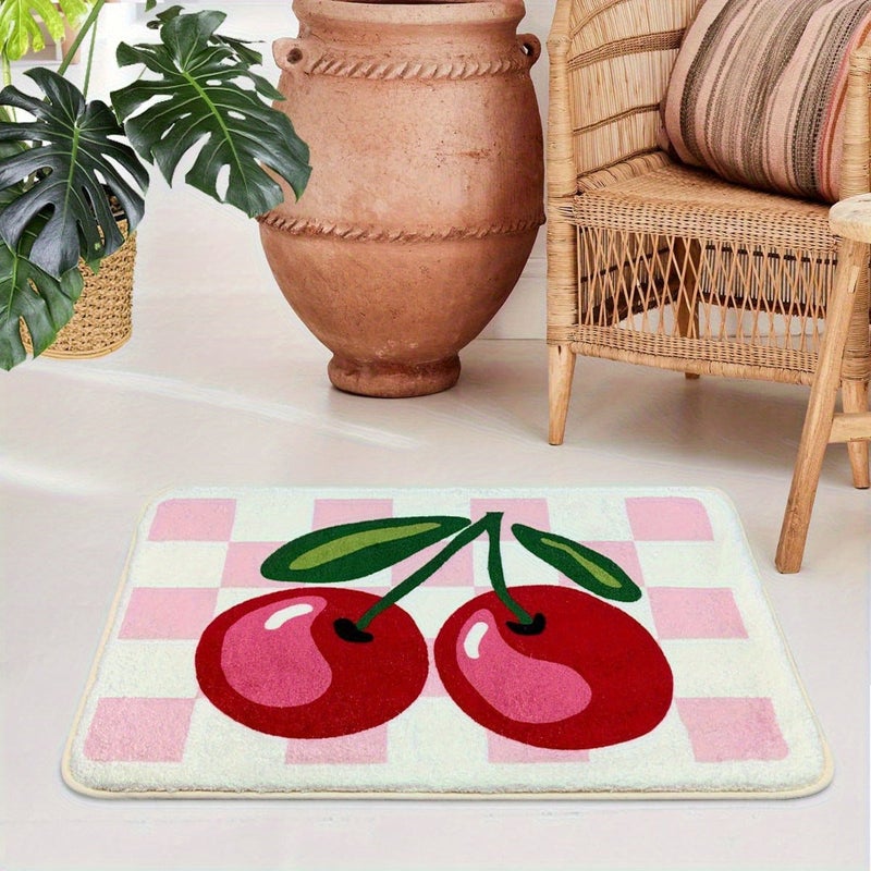 Tnessential Pink Checkered 2 Rug - Image 2