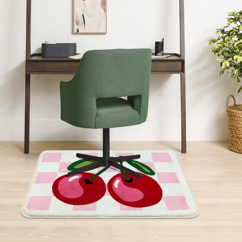 Tnessential Pink Checkered 2 Rug - Image 3