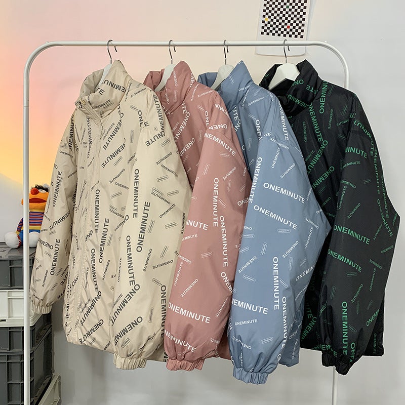 Double-Sided Cotton-Padded Coat Men'S Winter Thickened Down Cotton-Padded Coat American Niche High-Grade Fashion Brand Ruan Handsome Youth Coat - Image 3
