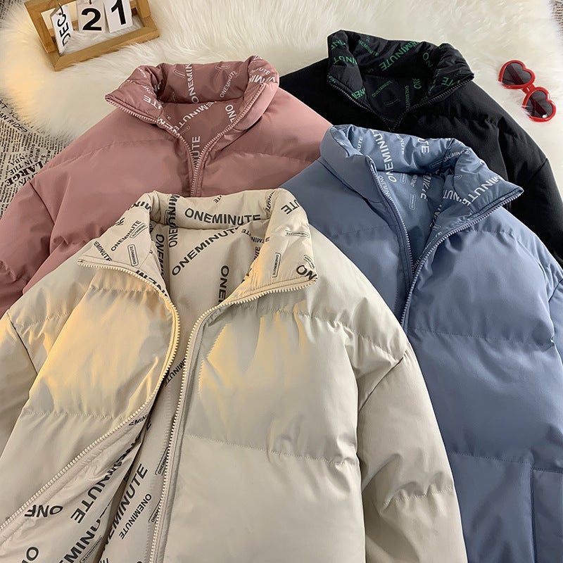 Double-Sided Cotton-Padded Coat Men'S Winter Thickened Down Cotton-Padded Coat American Niche High-Grade Fashion Brand Ruan Handsome Youth Coat - Image 5