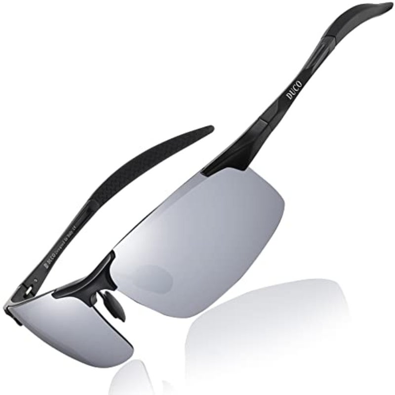 DUCO Mens Sports Polarized Sunglasses UV Protection Sunglasses for Men 8177s - Image 1