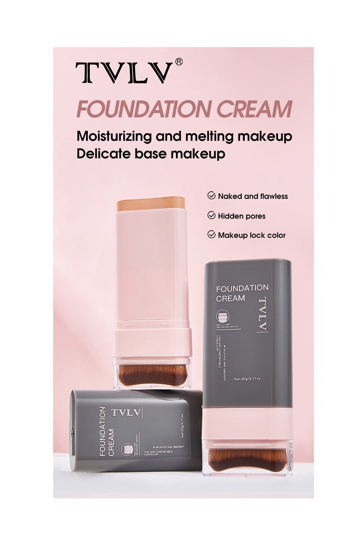 TVLV [Waterproof Concealer] 2-in-1 Concealer & Foundation Stick Waterproof, Sweat-Resistant |  03#WARMBEIGE/ - Image 5