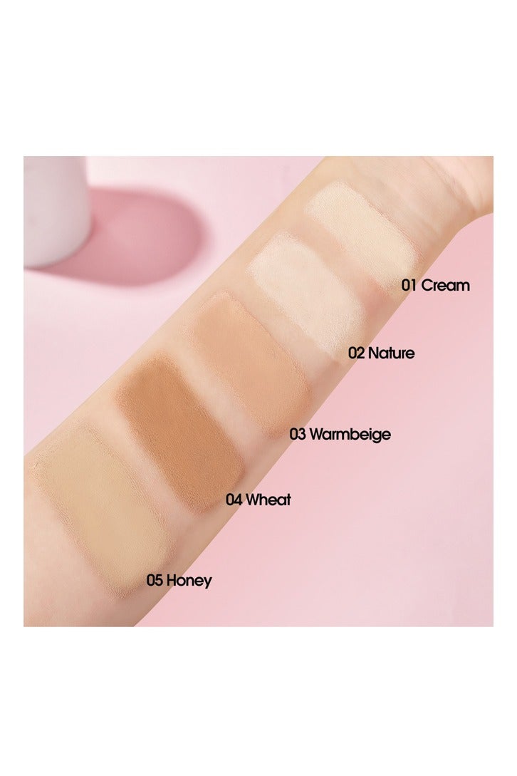 TVLV [Waterproof Concealer] 2-in-1 Concealer & Foundation Stick Waterproof, Sweat-Resistant |  03#WARMBEIGE/ - Image 2