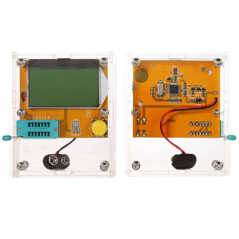 Multi-functional LCD Backlight Transistor Tester Diode Triode Capacitance ESR Meter MOS PNP NPN LCR with Case - Image 2