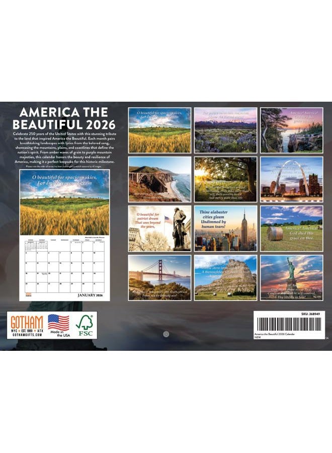 Poster Foundry America Patriotic Calendar 2026 Wall - Image 2
