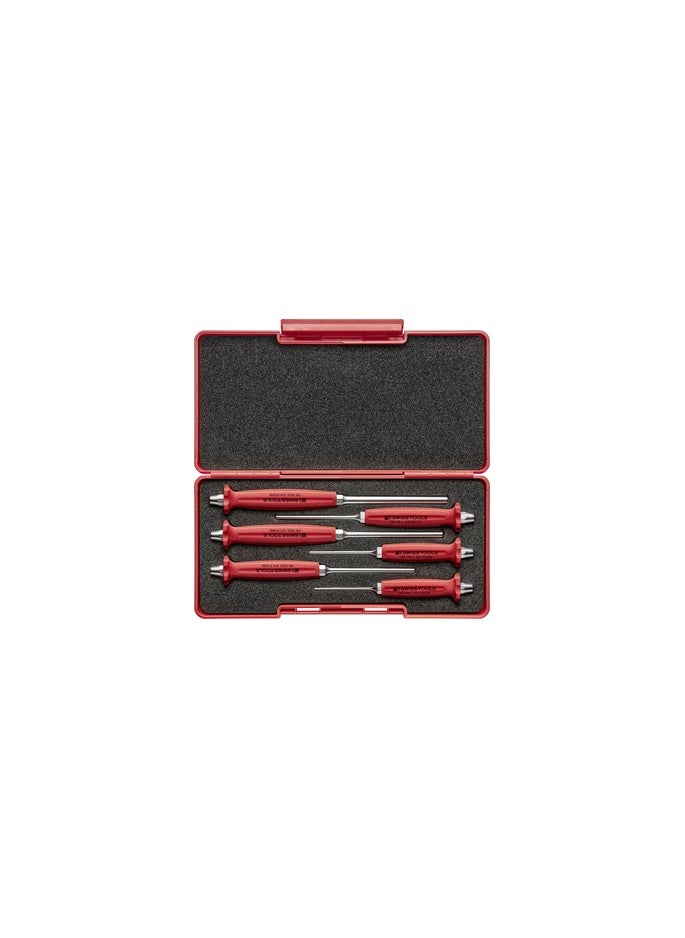 PB SWISS TOOLS - PB 758 SET Pin punch, drift punch, octagonal, with handle, set in practical ToolBox - Image 1