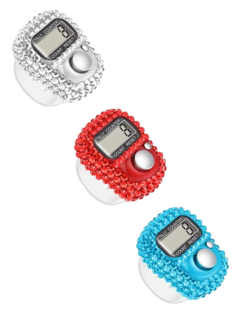 3 Pieces Mini Finger Tally Counter With LCD Display - Image 3