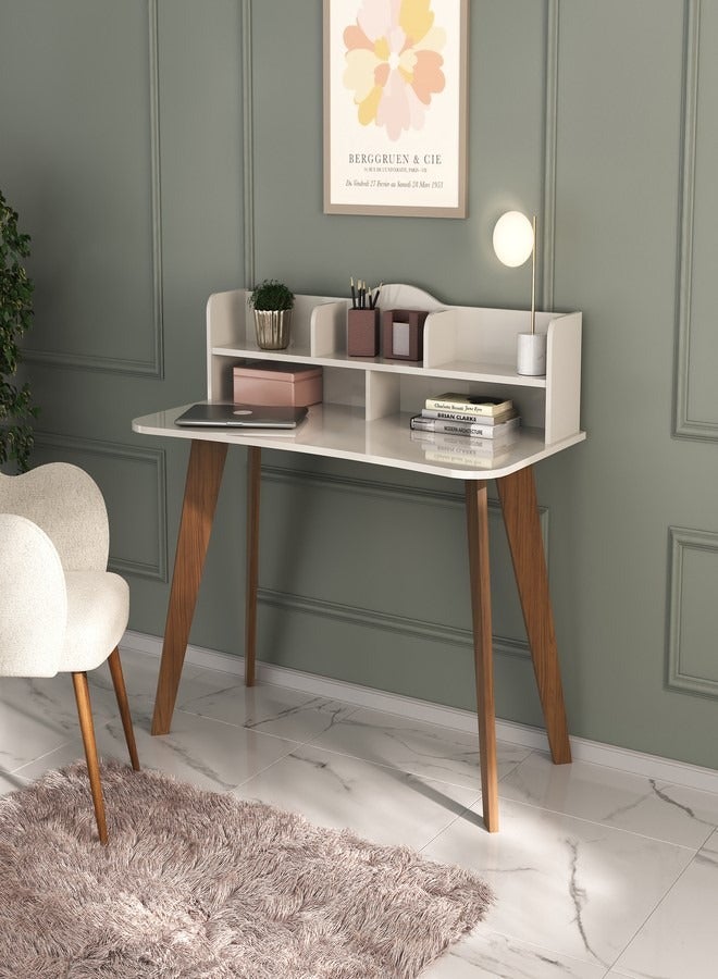 Pilati Console Table for living room. 126.5 x 61.5 x 6.5 cm. off white  - Image 1
