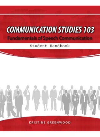 Communication Studies 103: Fundamentals of Speech Communication, Student Handbook - pzsku/Z4DC2B3C03003F1B40768Z/45/1747922316/0cbf7beb-11ee-4f26-952c-7af1264955b1