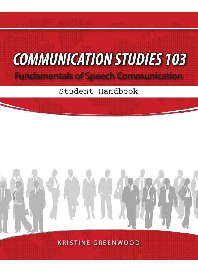 Communication Studies 103: Fundamentals of Speech Communication, Student Handbook  - Image 1
