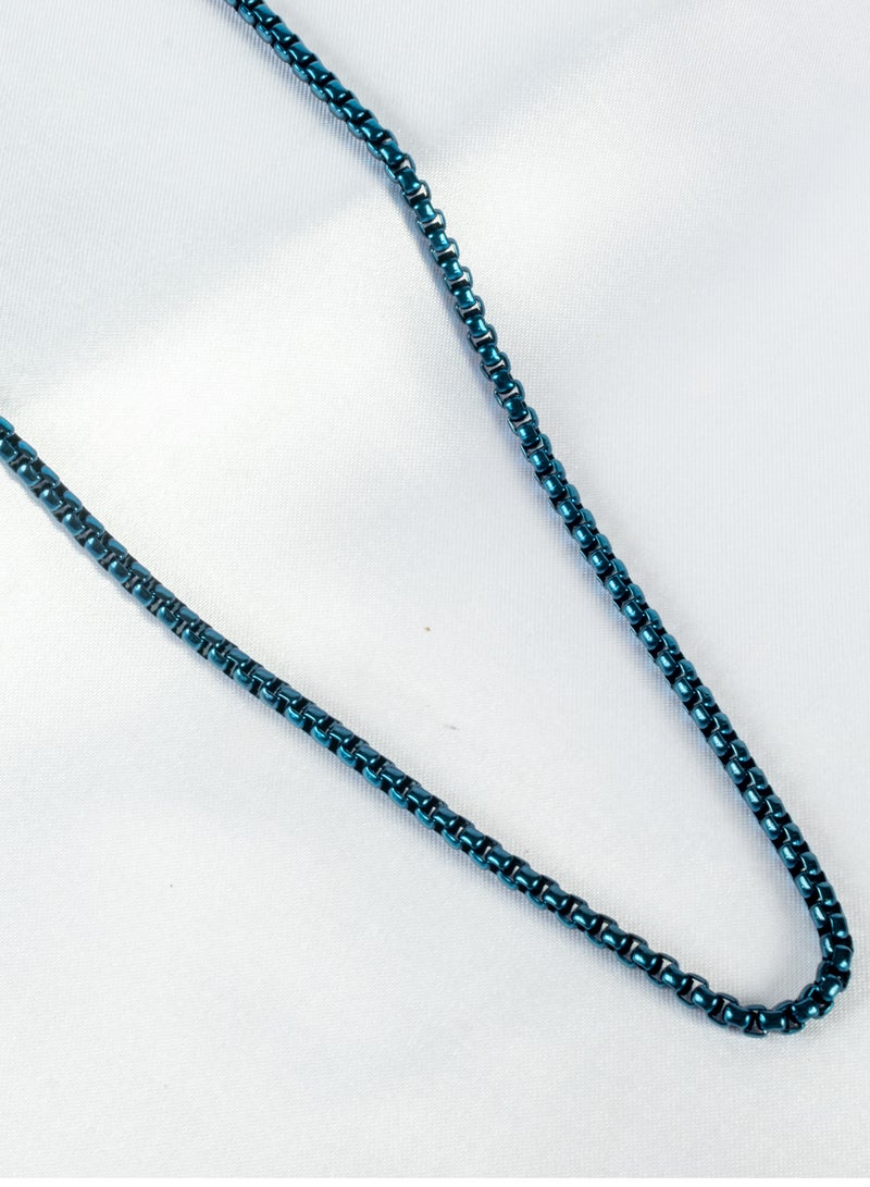 Stainless Steel Necklace Blue