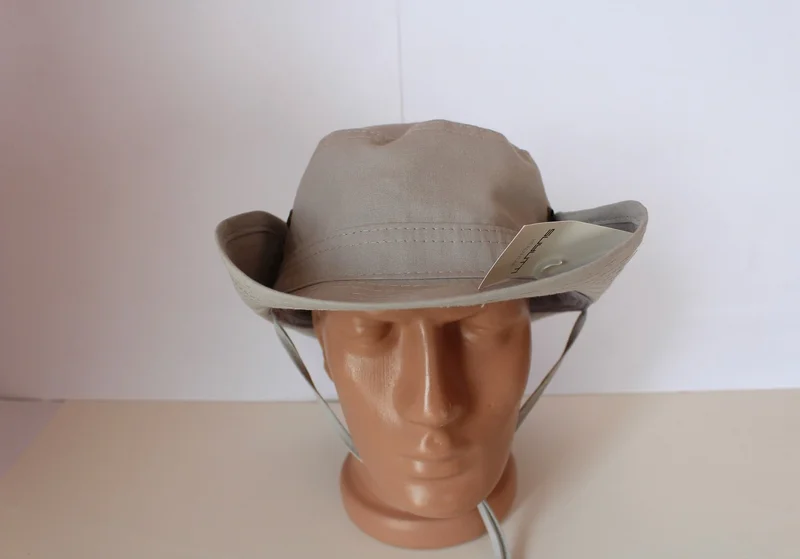 Suyutti Arıcı Store Summer Foldable Light Gray Unisex Cotton Safari Hat