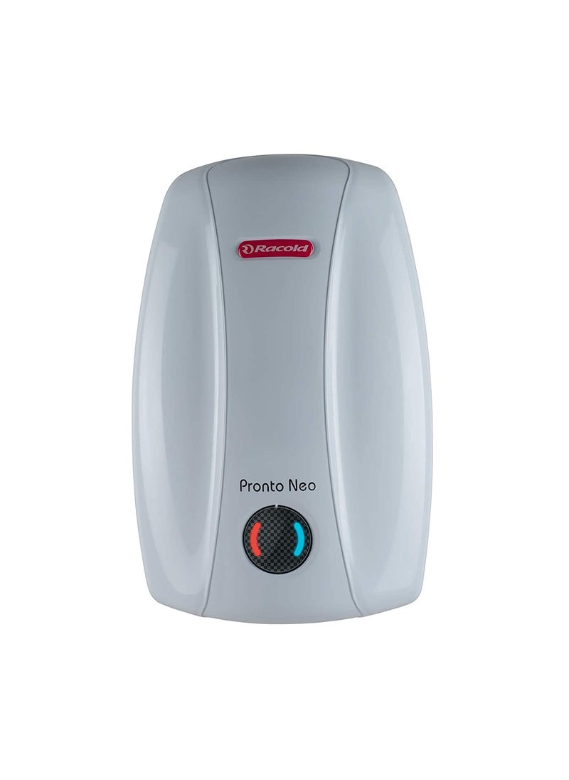 Racold Racold Pronto Neo 1L 45Kw Vertical Instant Wall Water HeaterGeyser WhiteFaster HeatingItalian DesignSuitable For High Rise Buildings3 Levels Of SafetyRust Proof BodyFire Retardant Cable  - Image 1