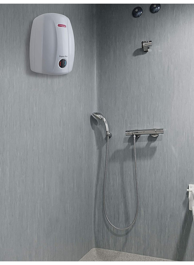 Racold Racold Pronto Neo 1L 45Kw Vertical Instant Wall Water HeaterGeyser WhiteFaster HeatingItalian DesignSuitable For High Rise Buildings3 Levels Of SafetyRust Proof BodyFire Retardant Cable  - Image 4