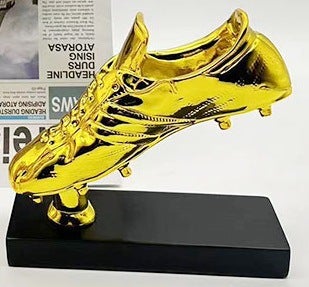 Generic Golden Boot Trophy Football Souvenir Black base