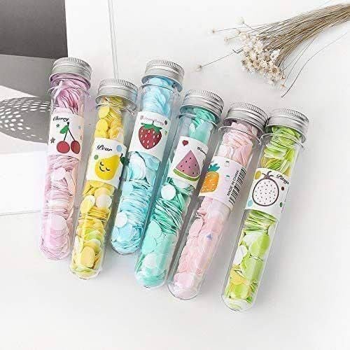 RJ SHOP RJ SHOP 6Pcs Travel Soft Paper Soap Flower Design Tube Shape Bottle Assortedmullti Colour  - Image 1