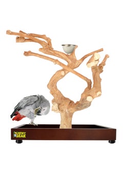 CHEWY BEAK Bird wood stand for large size parrots  - Image 1