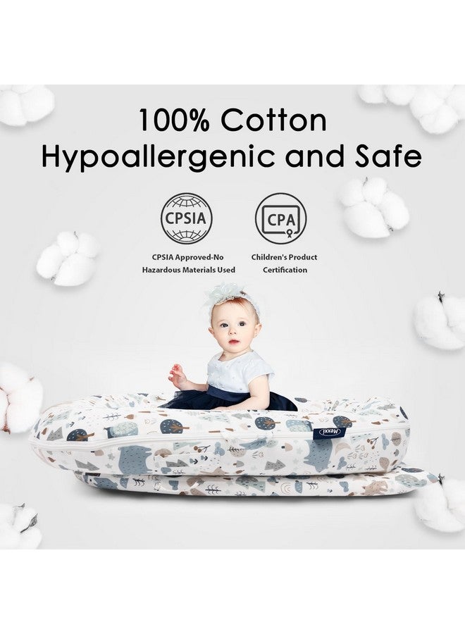 MEXXI Infant Lounger Baby Nest Replacement Cover | Hypoallergenic | Premium | [Fits Dockatot Deluxe+] (Cover Only) (Forest) - Image 2