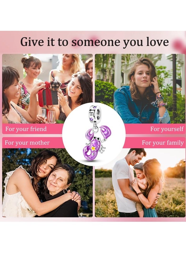 SYOSI 925 Sterling Silver Charm Pendant, Silver Pandora Dangle Bead for Bracelet, Necklace, Sterling Silver Charms Gift for Women and Girls - Image 5