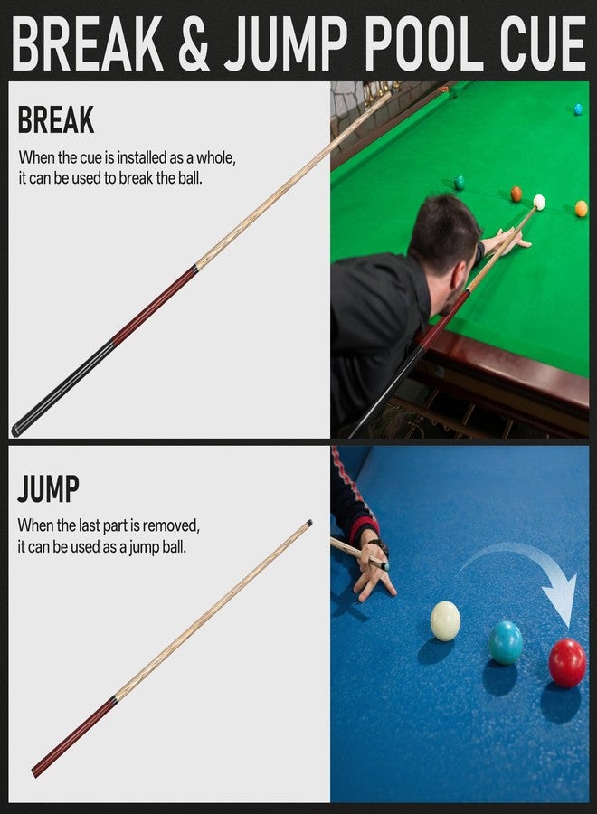 Kmise Break Jump Cue Stick, 21oz 23oz 25oz 28oz Pool Stick for Explosive Breaks and Effortless Jumps, Heavy Hitter Jump&Break Pool Cue with 14mm Pro Breaking Tip (25oz, Brownish red) - Image 5