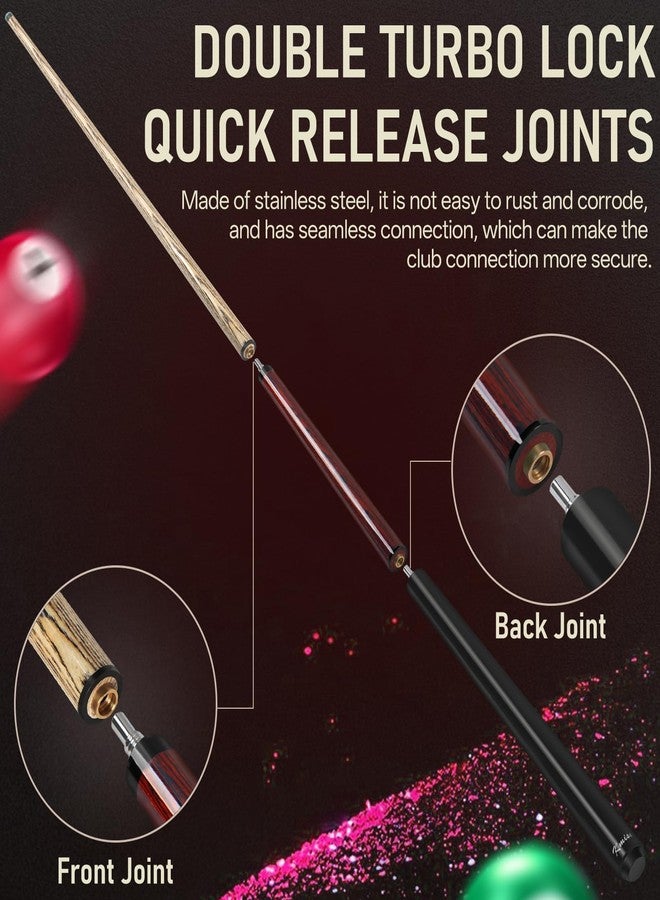 Kmise Break Jump Cue Stick, 21oz 23oz 25oz 28oz Pool Stick for Explosive Breaks and Effortless Jumps, Heavy Hitter Jump&Break Pool Cue with 14mm Pro Breaking Tip (25oz, Brownish red) - Image 3