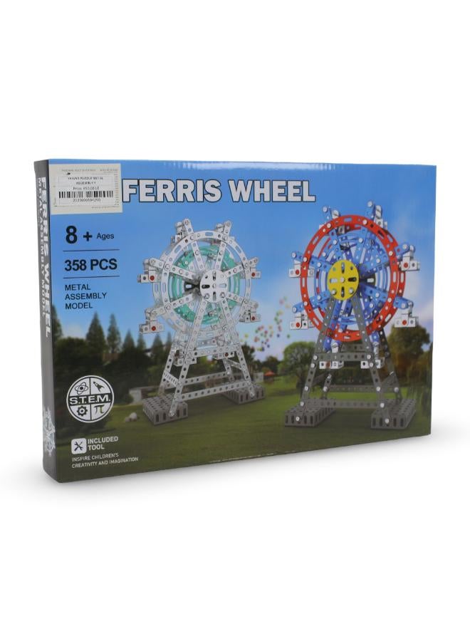 OKO Ferris Wheel Metal Assembly Model Kit - 358 Pcs - Image 2