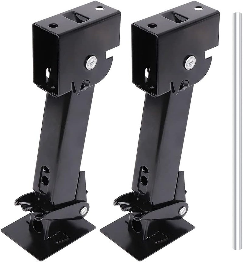 Stegewop 2PCS Trailer Stabilizer Jacks with Adjustment Handle for RV and Camper (12" to 18") - Image 1