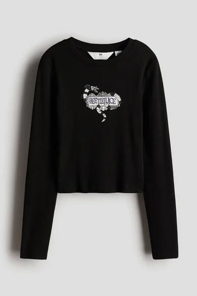 H&M Print-Motif Jersey Top