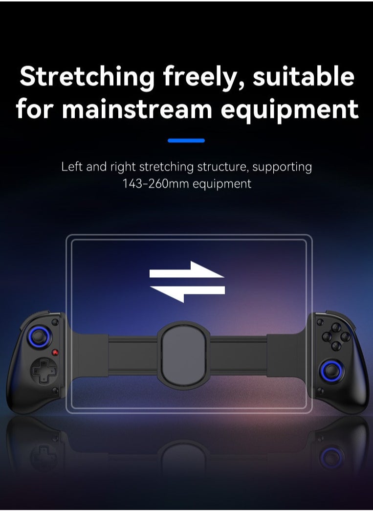 General - Hardcore Gamer Gamepad Wireless Stretch Bluetooth Gaming Controller+Cooler Hall Linear Trigger 3D Joystick Dual Motor Vibration Turbo Burst Function Support Android iOS PC Switch White - Image 1