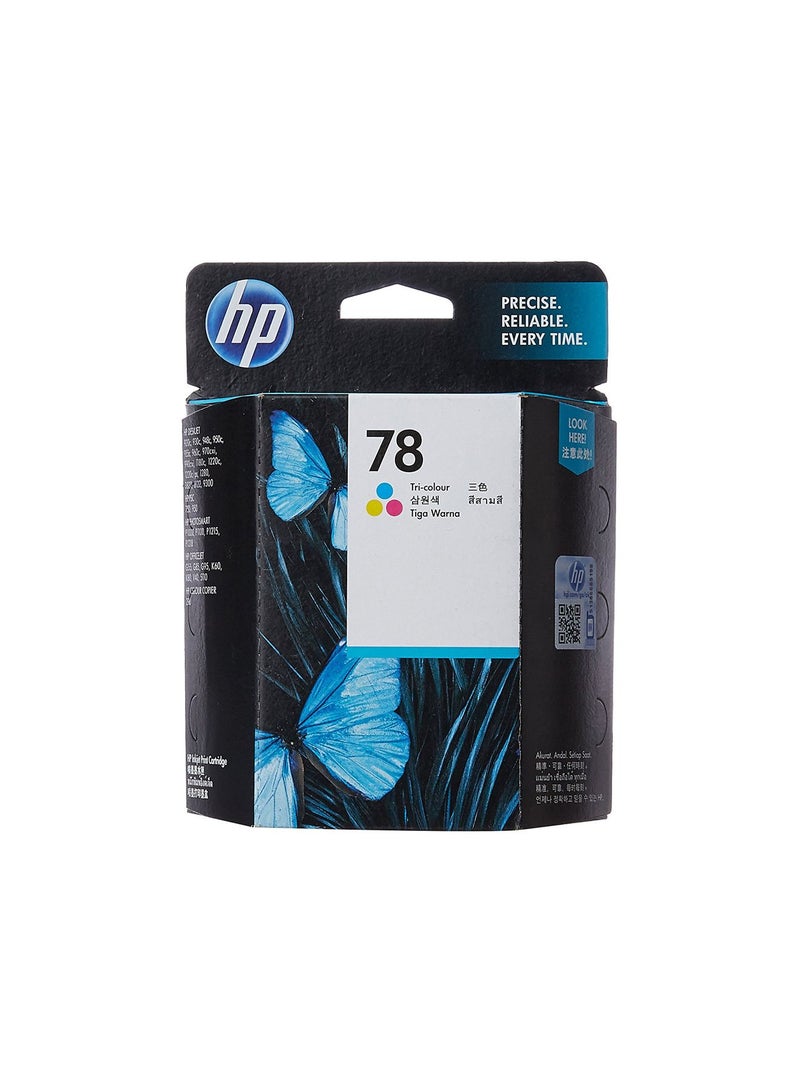 HP 78 Inkjet Print Cartridge Tri-colour - Image 1