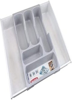 Curver Curver Plastic Cutlery Drawer Organizer, 30 cm x 42 cm Size, Grey 