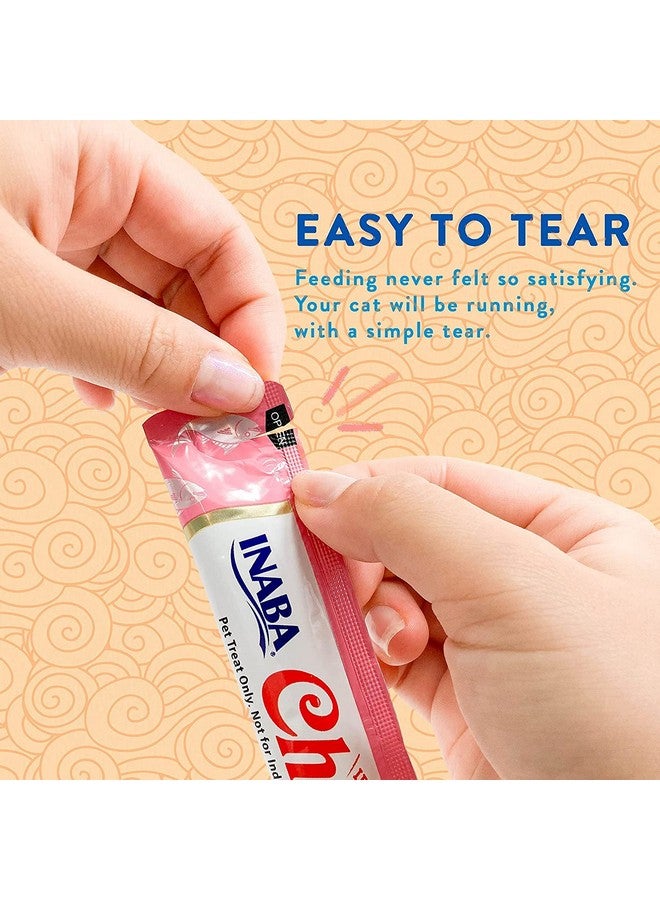 INABA Churu Cat Treats, Grain-Free, Lickable, Squeezable Creamy Purée Cat Treat/Topper with Vitamin E & Taurine, 0.5 Ounces Each Tube, 50 Tubes, Chicken Variety - Image 5