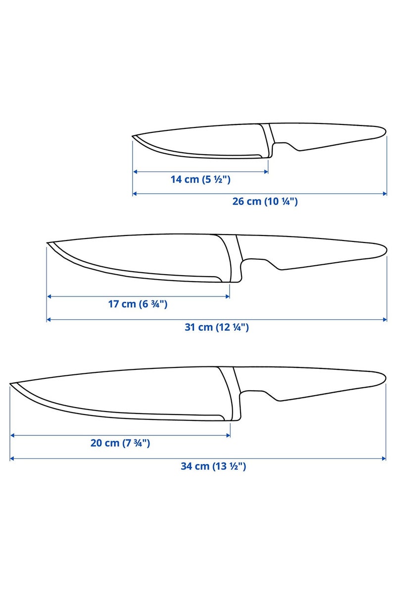 3-piece knife set - Image 3