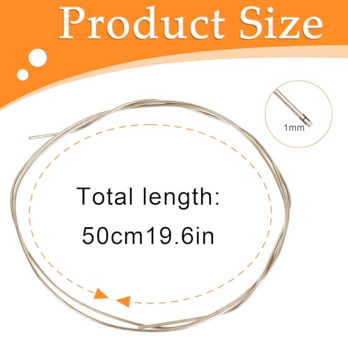 Trinkrittey Silver Solder Wire, Silver Solder Jewelry Soldering Kit Silver Welding Wire Tools Soldering Medium Density Solder for Jewelry Repair Components Repair 0.8mm - Image 2